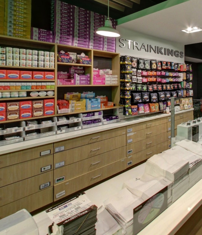 Exclusive Cannabis Products Display